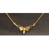 CHOKER - GELBGOLD - 18 KARAT - 6 SAPHIR