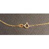 CHOKER - YELLOW GOLD - 18 CARATS - 3 SAPPHIRE