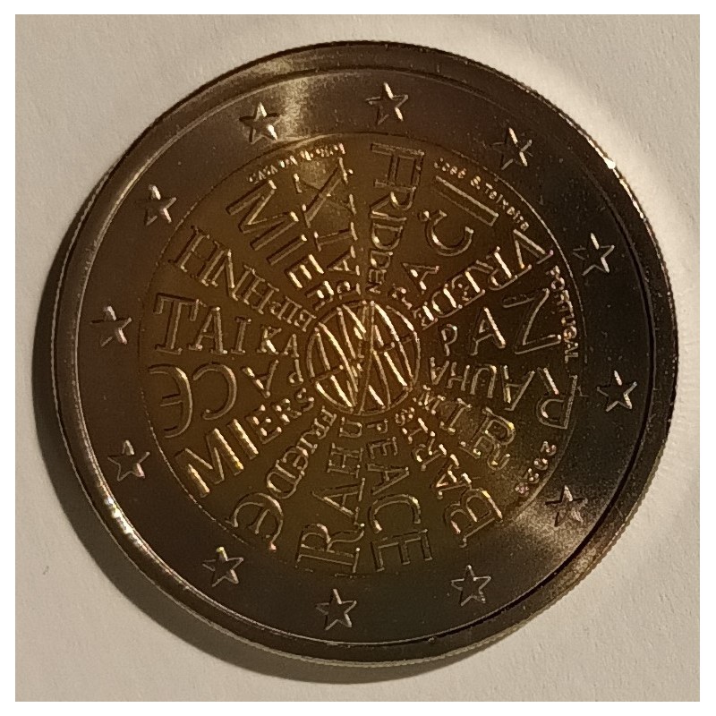 PORTUGAL - 2 EURO 2023 - PEACE BETWEEN NATIONS