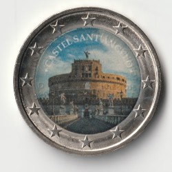 ITALIEN - 2 EURO - SCHLOSS HEILIGER ENGEL - FARBE