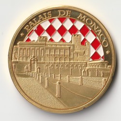 MEDAL - COUNTY 98 - PALACE OF MONACO - NORMANDY REVERSE - LANDING OF JUNE 6, 1944