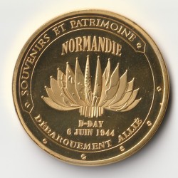 MEDAL - COUNTY 98 - PALACE OF MONACO - NORMANDY REVERSE - LANDING OF JUNE 6, 1944