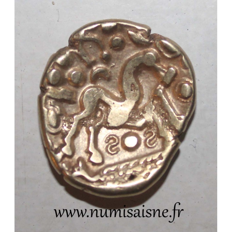 AMBIANI - AREA OF AMIENS - GOLD STATER UNIFACE - DISJOINTED HORSE