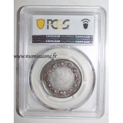 MÉDAILLE DE MARIAGE - MARIAGE CHRÉTIEN - 1880 - COLLECTION TERISSE - PCGS - SP 53 - ARGENT