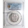 HOCHZEITSMEDAILLE – CHRISTLICHE EHE  - 1845 - 60 - TERISSE -KOLLEKTION – PCGS - SP 50 – SILBER