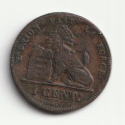 BELGIUM - 1 CENTIME 1875 -...