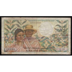 MADAGASCAR - PICK 59 a - 1 000 FRANCS / 200 ARIARY - 1966