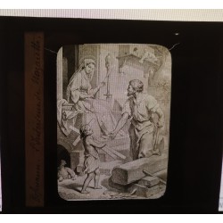 Photographic plate - Hofmann - The interior of Nazareth