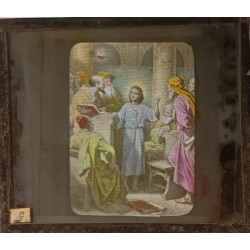 Photographic plate - Hofmann - Jesus among the doctors