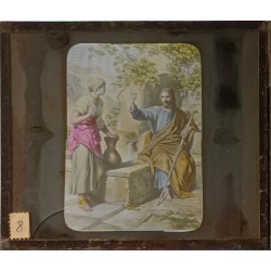 Photographic plate - Hofmann - Jesus and the Samaritan woman