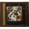 Plaque photographique - femmes et enfant