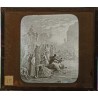 Photographic plate - Moses strikes the rock of Horeb