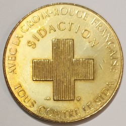 TOKEN - FRENCH RED CROSS - SIDACTION - ALL AGAINST AIDS