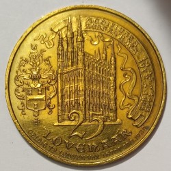 Belgien – Löwen – Tauschmarke – 25 Lovenaar – 25 Francs (25 BEF) – 1980