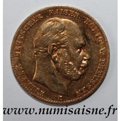 ALLEMAGNE - PRUSSE - KM 502 - 10 MARK 1873 C - Francfort - OR