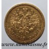 RUSSLAND - Y 62 - 5 ROUBLES 1900 ФЗ - Sankt Petersburg - NIKOLAUS II - GOLD