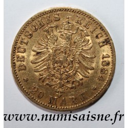 ALLEMAGNE - PRUSSE - KM 505 - 20 MARK 1884 A - Berlin - WILHELM II - OR