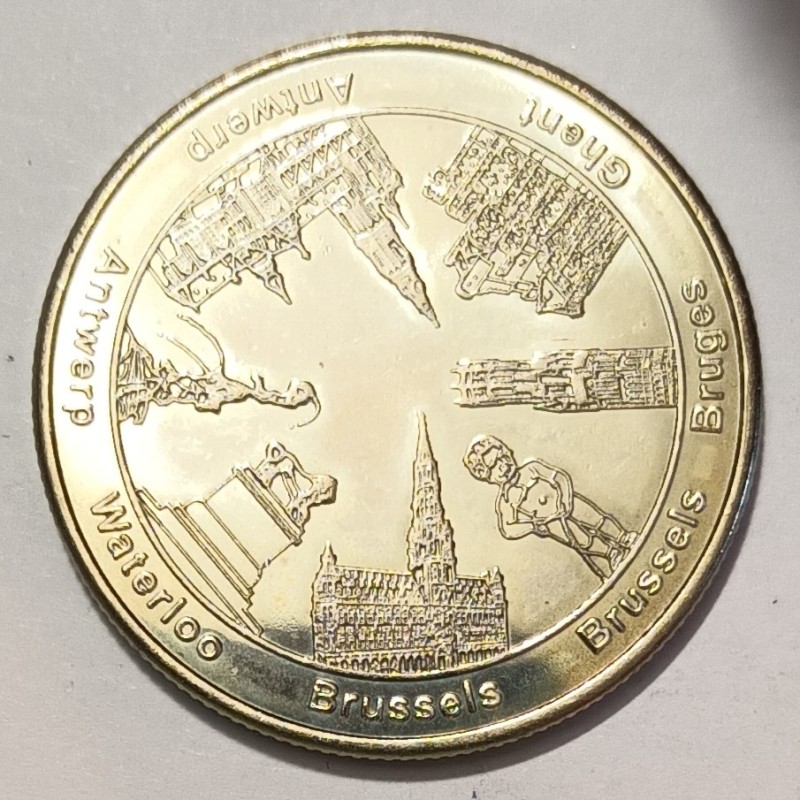 BELGIQUE - National tokens - Belgian heritage - Panorama