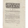 ANCIEN DOCUMENT - LOI DU 12 AOUT 1792 - ASSEMBLEES PRIMAIRES ET ELECTORALES - PAR ROLAND, CLAVIERE, DANTON, MONGE ET LE BRUN