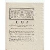 ANCIEN DOCUMENT - LOI DU 5 AOUT 1792 - RELATIVE AUX GUIDES DE L'ARMÉE DU MIDI - PAR DEJOLLY, PEBRE POUR LE ROI