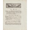 ALTES DOKUMENT – GESETZ VOM 18. MÄRZ 1792 – OFFIZIERE DER LINIENTRUPPEN – UNTERZEICHNET LOUIS XVI ET DU PORT