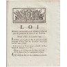 ANCIEN DOCUMENT - LOI DU 20 JANVIER 1792 - CERTIFICATS DE RESIDENCE.. - SIGNÉ LOUIS XVI ET DU PORT