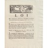 ANCIEN DOCUMENT - LOI DU 12 MAI 1792 - PROTECTION DES FRONTIERES - PAR LOUIS XVI ET DURANTHON