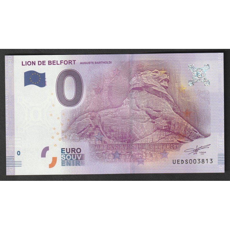 FRANKREICH - Komitat 90 - BELFORT - Der Löwe von Auguste Bartholdi - 2016-1