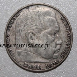 GERMANY - KM 93 - 2 MARK 1937 D - Munich