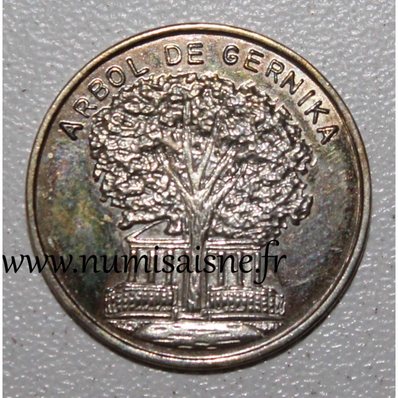 ESPAGNE - MÉDAILLE - Argent - Joyaux de Biscaye - Arbol de Gernika - T