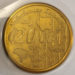 SURINAME - 20 CENT 2005 - TRIAL COIN