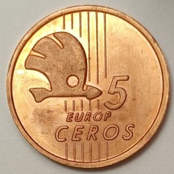 CZECH REPUBLIC - 5 EUROP CEROS - 2004 - PROTOTYPE COIN