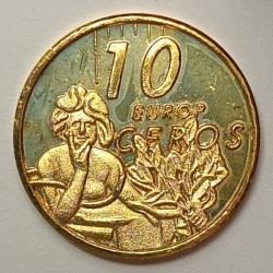 CZECH REPUBLIC - 10 EUROP CEROS - 2004 - PROTOTYPE COIN