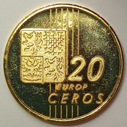 RÉPUBLIQUE TCHÈQUE - 20 EUROP CEROS -  2004 - PROTOTYPE