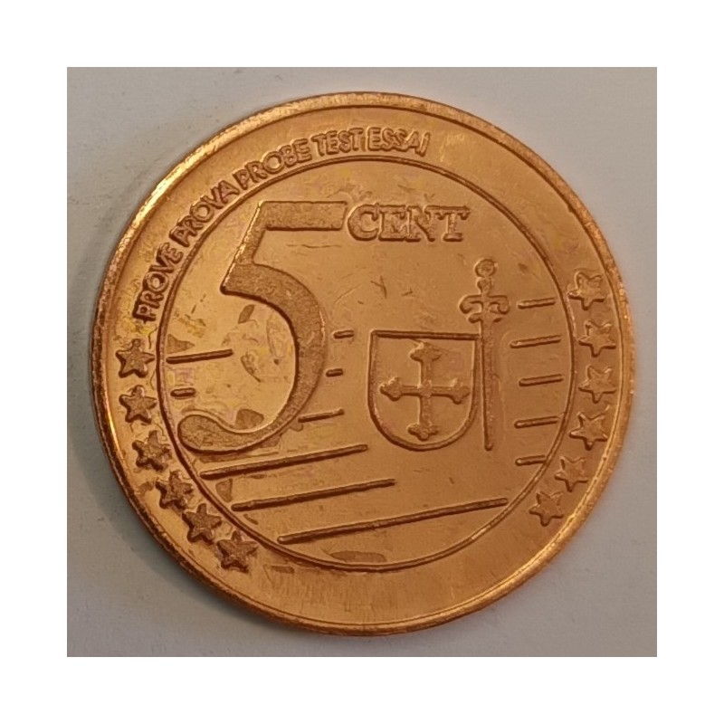 Tschetschenien – 5 CENT – 2005 - PROTOTYP MÜNZEN