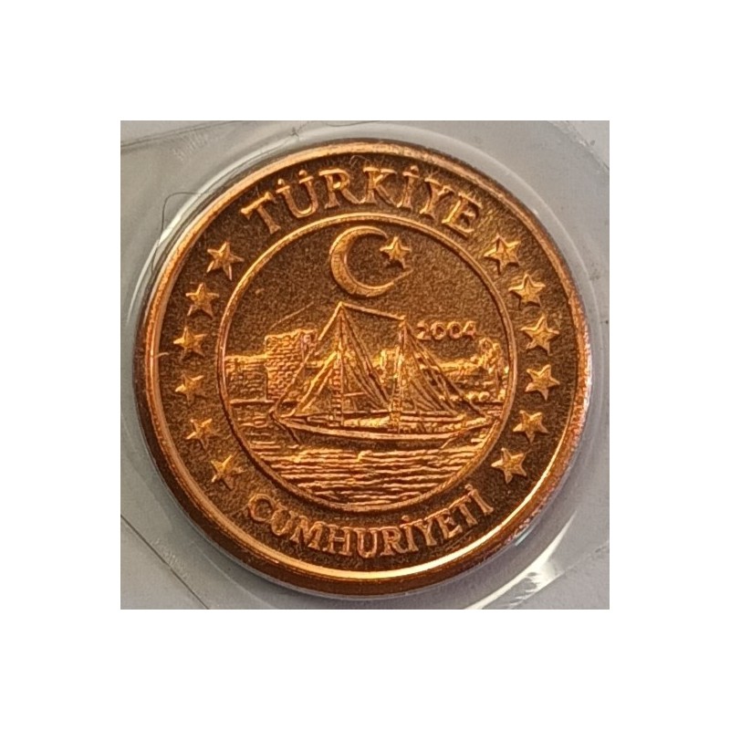 Türkiye – 2 CENT – 2004 - PROTOTYP MÜNZEN