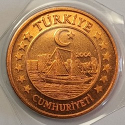 TURQUIE - 5 CENT -  2004 - PROTOTYPE