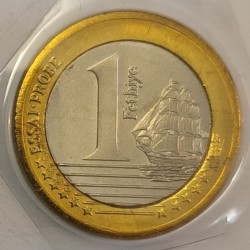 TURQUIE - 1 EURO -  2004 - PROTOTYPE