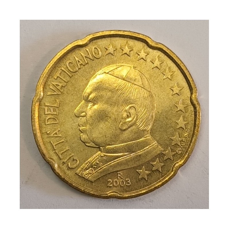 VATICAN - 20 CENT 2003 - PAPE JEAN PAUL II