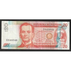 PHILIPPINES - PICK 182 j - 20 PISO - 2019