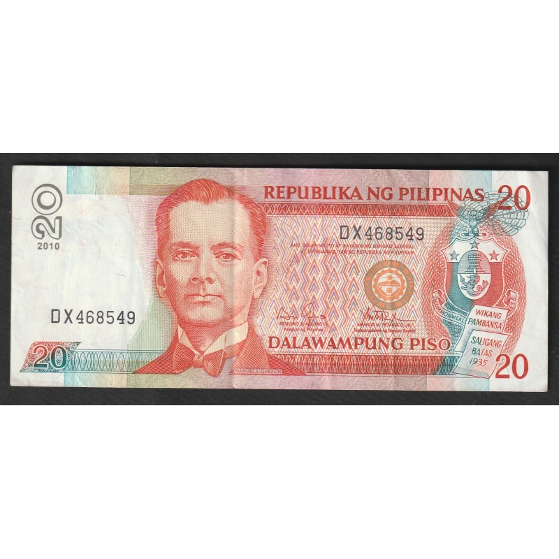 PHILIPPINES - PICK 182 j - 20 PISO - 2019