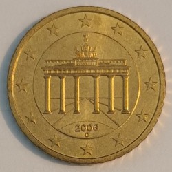 GERMANY - KM 212 - 50 EURO CENT 2002 D - BRANDENBURG GATE