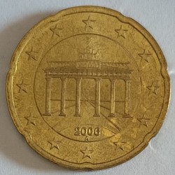 GERMANY - KM 211 - 20 CENT 2006 A - Berlin