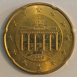 GERMANY - KM 211 - 20 CENT 2006  J - Hambourg