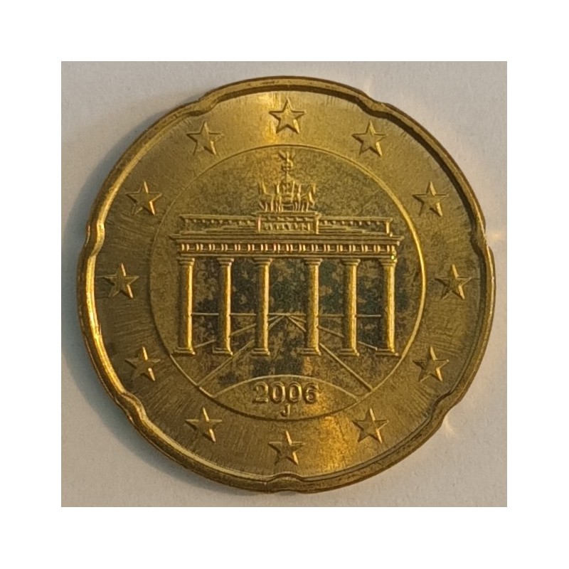 GERMANY - KM 211 - 20 CENT 2006  J - Hambourg