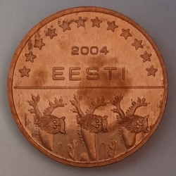 ESTLAND – 5 CENT – 2004 - PROTOTYP MÜNZEN