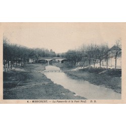 88500 - MIRECOURT - LA PASSERELLE ET LE PONT NEUF