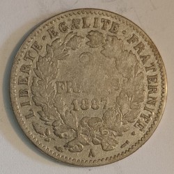 FRANKREICH - KM 817 - 2 FRANCS 1887 A - TYP CERES