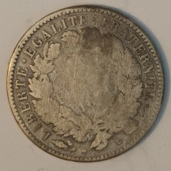 FRANCE - KM 817 - 2 FRANCS 1871 k - Bordeaux - TYPE CÉRÈS