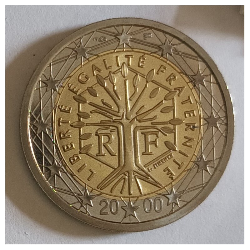 FRANCE - 2 EURO 2000 - ARBRE